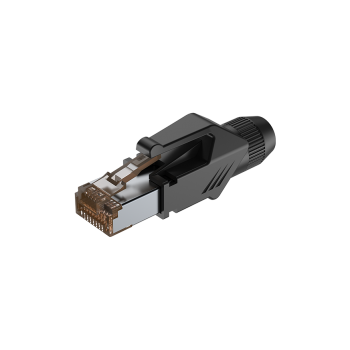 RJ45C5E-PH-BK Ethernet Разъем, черный / ROXTONE