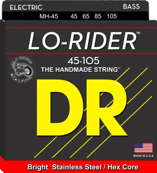 MH-45 LoRider струны для бас гитар 45105 Medium  Stainless Steel Bass: 45, 65, 85, 105